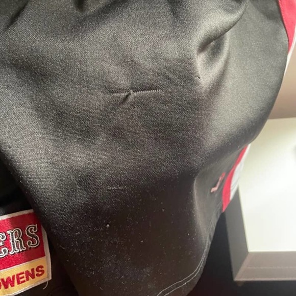 Pro Star 49ers Sleeveless jersey with hoodie Terrell Owens 81 Size L - Picture 4 of 16